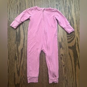Adorable Pink Kids Footie Pajamas